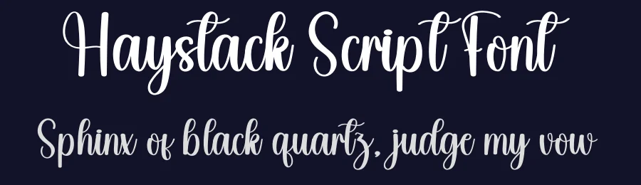 Haystack Script Font by creativeletter — Script Handwritten Font — thumbnail 2