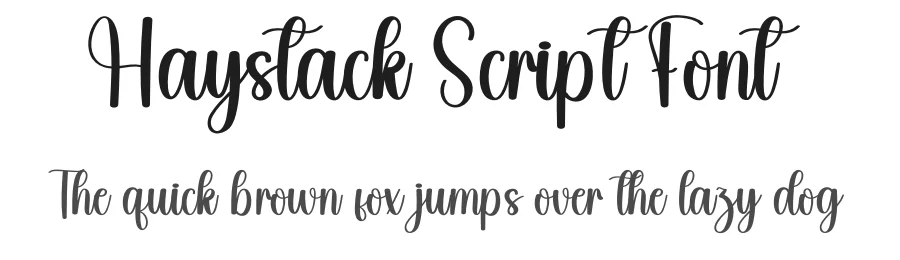 Haystack Script Font by creativeletter — Script Handwritten Font