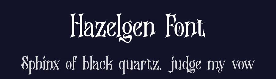 Hazelgen Font by timelesstype.co — Blackletter Font — thumbnail 2