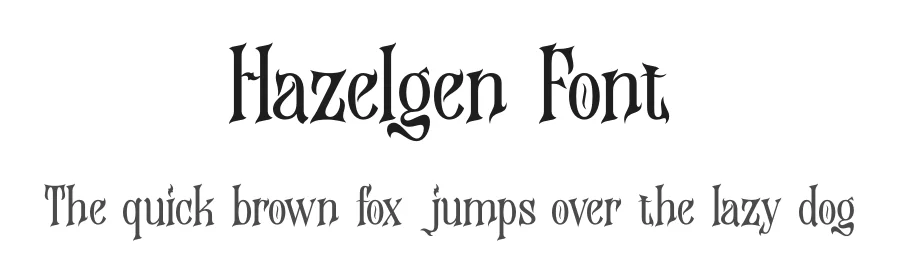 Hazelgen Font by timelesstype.co — Blackletter Font