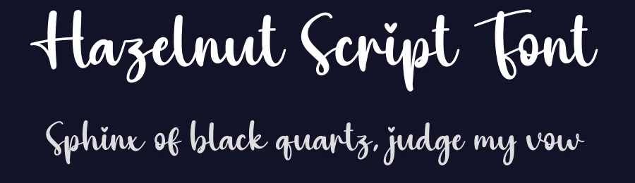 Hazelnut Script Font by creativeletter — Script Handwritten Font — thumbnail 2