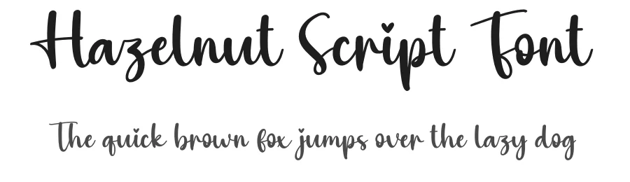 Hazelnut Script Font by creativeletter — Script Handwritten Font