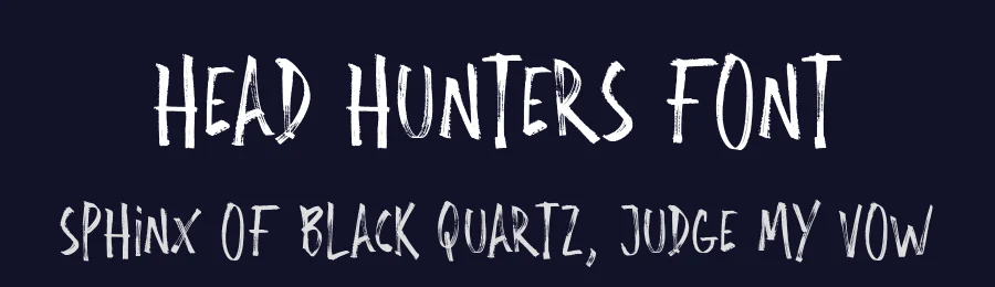 Head Hunters Font by Timur type — Script Handwritten Font — thumbnail 2