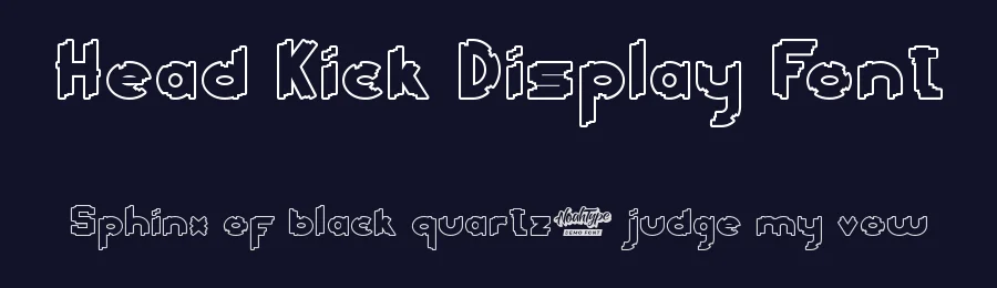 Head Kick Display Font by noahtype — Display Font — thumbnail 2