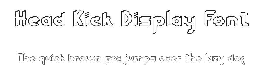 Head Kick Display Font by noahtype — Display Font