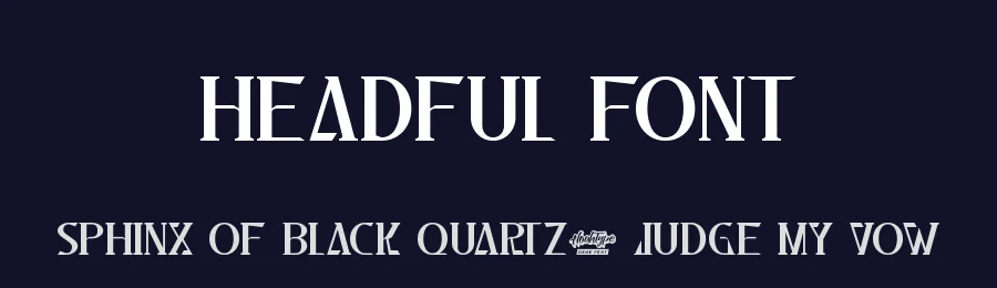 Headful Font by noahtype — Display Font — thumbnail 2