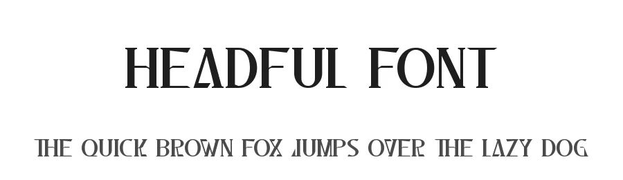 Headful Font by noahtype — Display Font