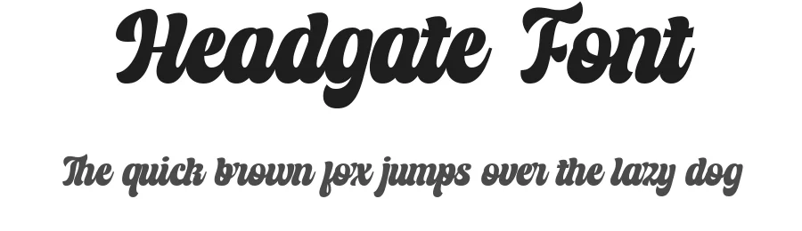 Headgate Font by Figstype — Script Handwritten Font