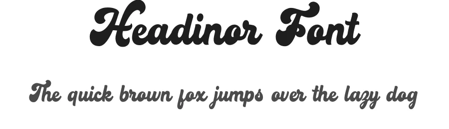 Headinor Font by Rantautype — Script Handwritten Font