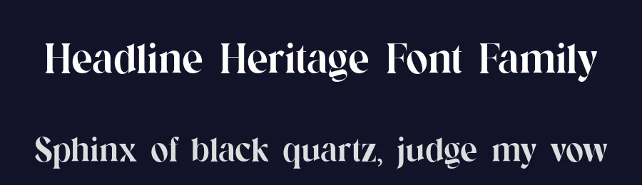 Headline Heritage Font Family by UICreative — Decorative Font — thumbnail 2