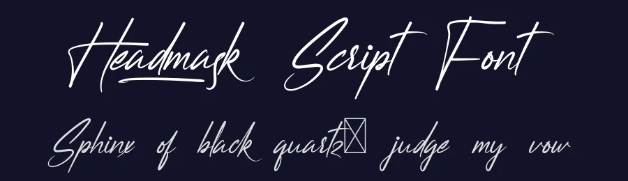 Headmask Script Font by nihstudio — Script Handwritten Font — thumbnail 2