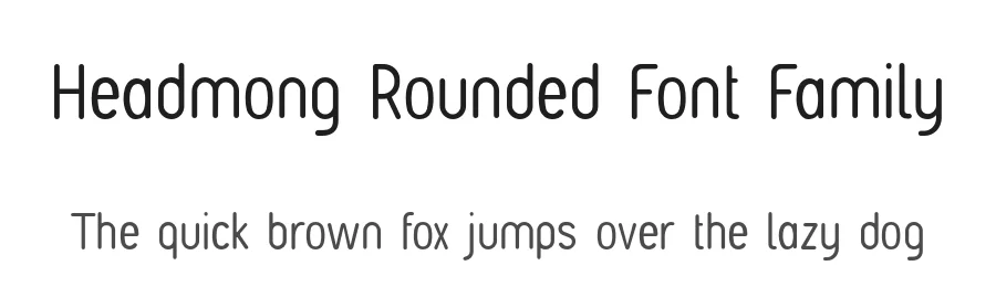Headmong Rounded Font Family by UICreative — Decorative Font
