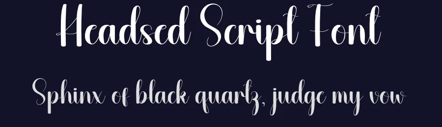 Headsed Script Font by andikastudio — Script Handwritten Font — thumbnail 2