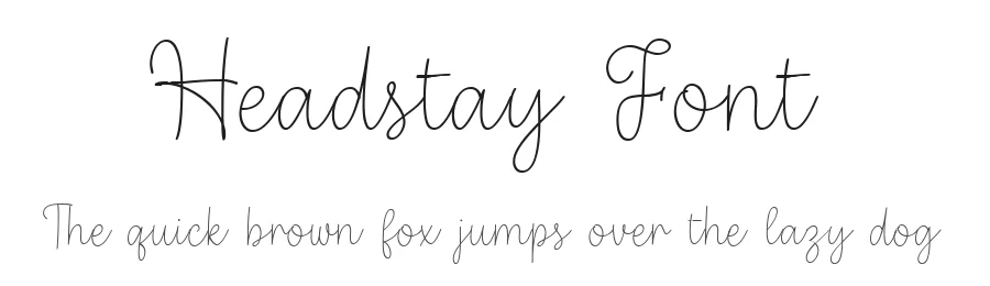 Headstay Font by nhfonts — Decorative Font