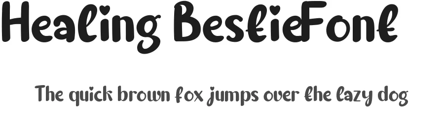 Healing Bestie Font by nihstudio — Display Font