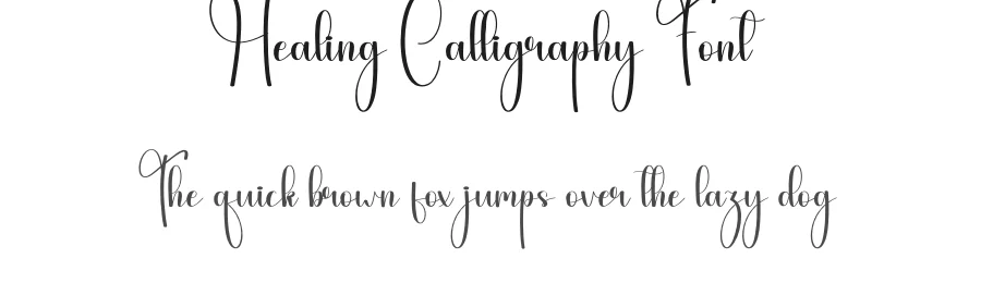 Healing Calligraphy Font by andikastudio — Script Handwritten Font