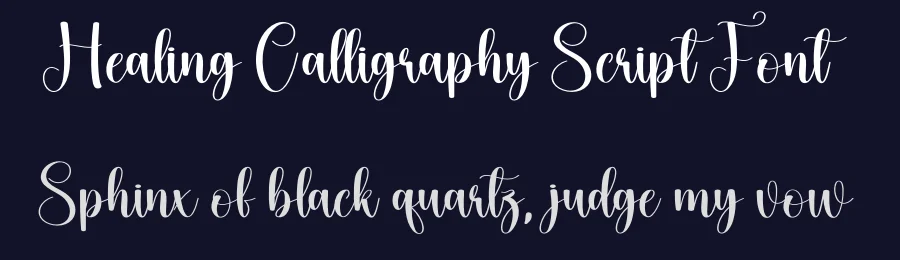Healing Calligraphy Script Font by creativeletter — Script Handwritten Font — thumbnail 2