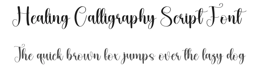 Healing Calligraphy Script Font by creativeletter — Script Handwritten Font