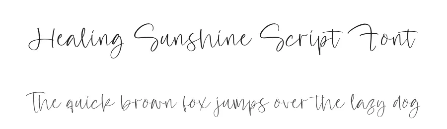 Healing Sunshine Script Font by Operatype.Co — Script Handwritten Font