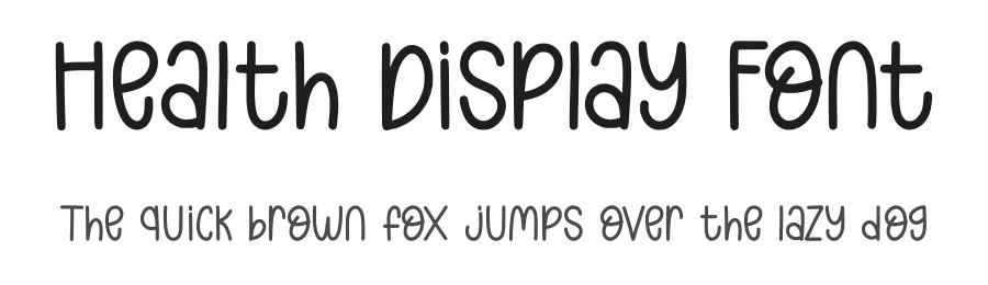 Health Display Font by Craftedtype — Decorative Font