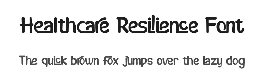 Healthcare Resilience Font by 177Studio — Script Handwritten Font