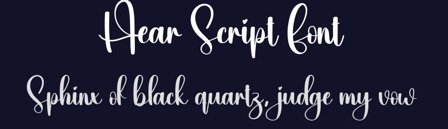 Hear Script Font by creativeletter — Script Handwritten Font — thumbnail 2