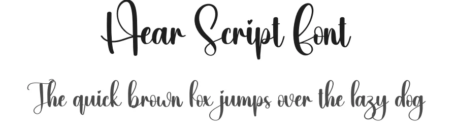 Hear Script Font by creativeletter — Script Handwritten Font