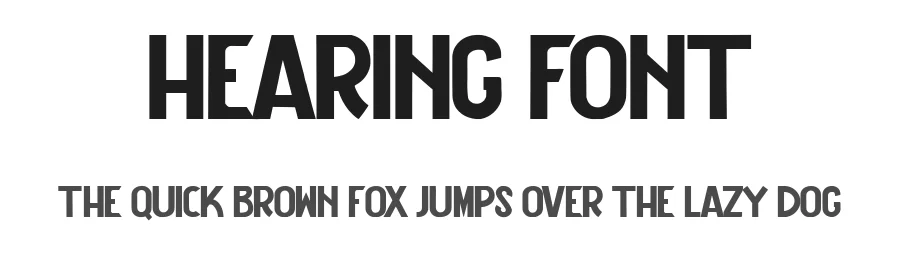 Hearing Font by Arendxstudio — Display Font