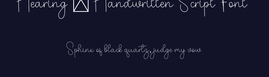 Hearing – Handwritten Script Font by freshtypeink — Script Handwritten Font — thumbnail 2