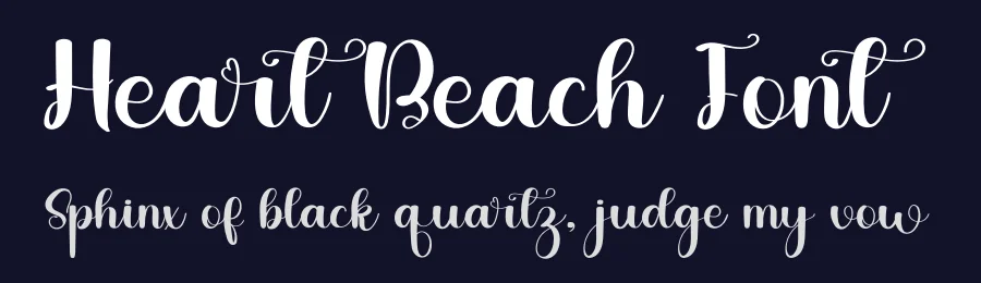 Heart Beach Font by inermediaSTUDIO — Script Handwritten Font — thumbnail 2