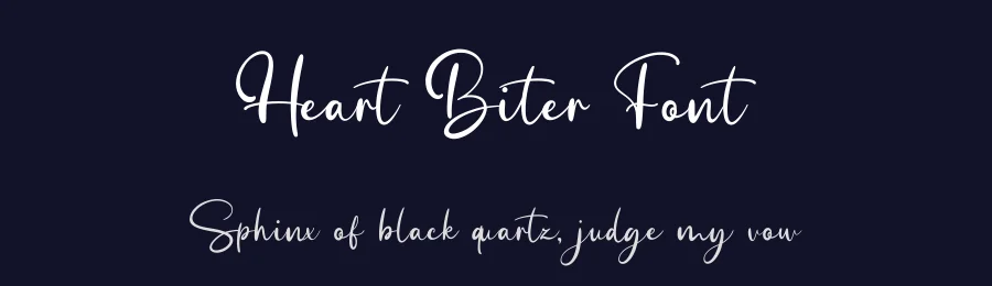 Heart Biter Font by Basnistudio — Script Handwritten Font — thumbnail 2