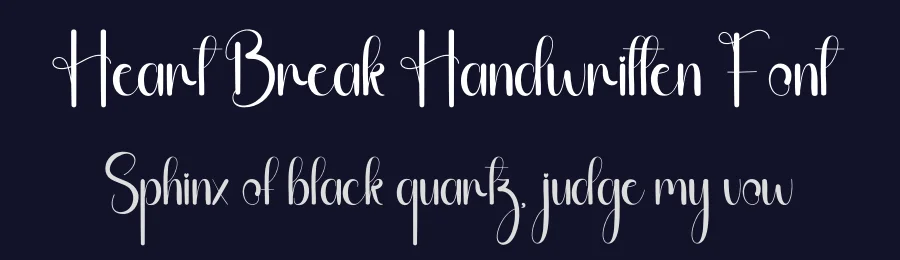Heart Break Handwritten Font by andikastudio — Script Handwritten Font — thumbnail 2