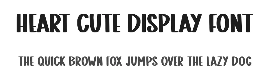 Heart Cute Display Font by Craftedtype — Decorative Font