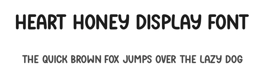Heart Honey Display Font by Craftedtype — Decorative Font