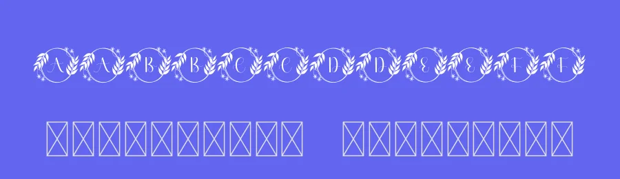 Heart Monogram Display Font by creativeletter — Decorative Font — thumbnail 3