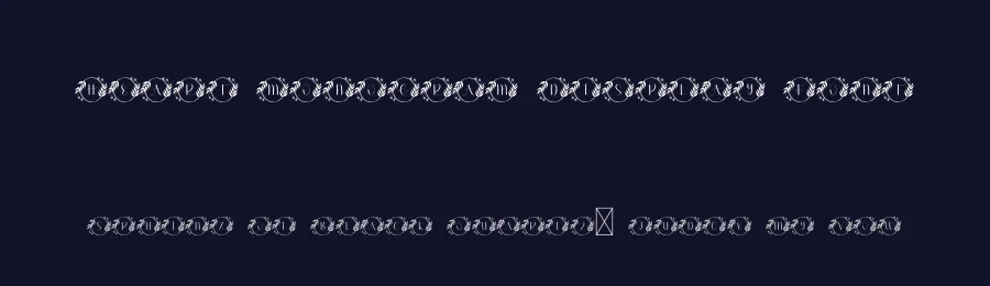 Heart Monogram Display Font by creativeletter — Decorative Font — thumbnail 2