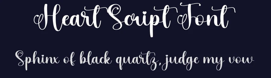 Heart Script Font by ade gilang — Script Handwritten Font — thumbnail 2