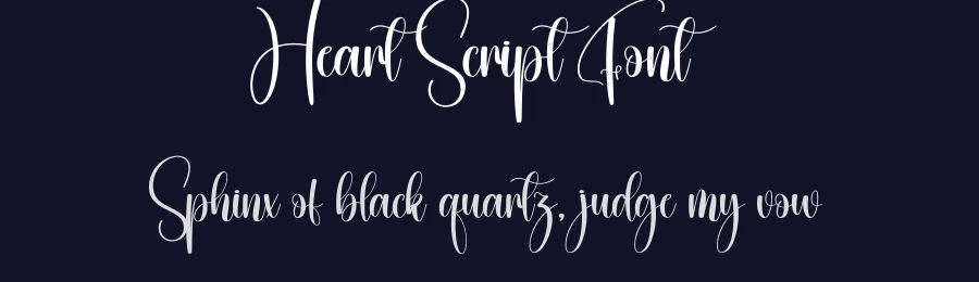 Heart Script Font by creativeletter — Script Handwritten Font — thumbnail 2