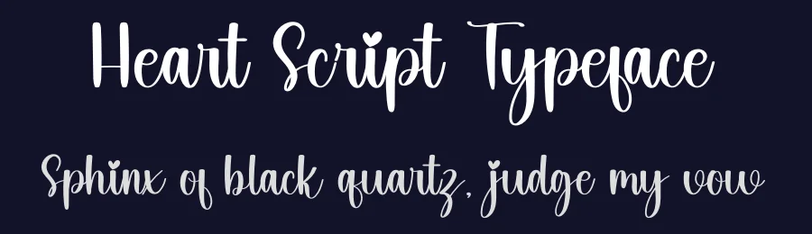 Heart Script Typeface by inermediaSTUDIO — Script Handwritten Font — thumbnail 2