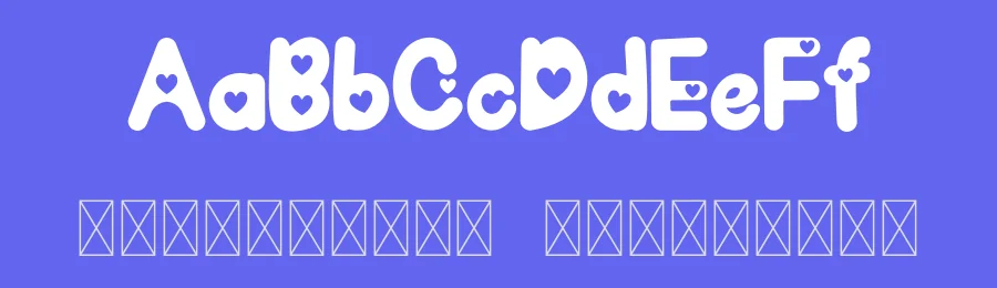 Heart Sweet – Playful Display Font by Koplexsstudio — Display Font — thumbnail 3