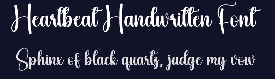 Heartbeat Handwritten Font by andikastudio — Script Handwritten Font — thumbnail 2