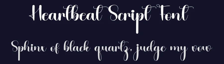 Heartbeat Script Font by inermediaSTUDIO — Script Handwritten Font — thumbnail 2