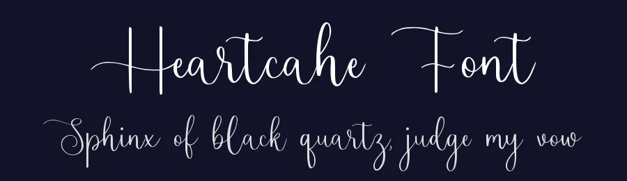 Heartcahe Font by Allouse.Studio — Script Handwritten Font — thumbnail 2