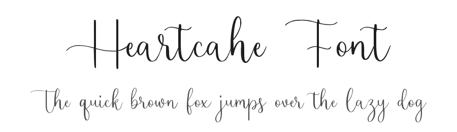 Heartcahe Font by Allouse.Studio — Script Handwritten Font