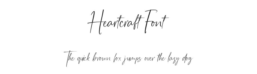 Heartcraft Font by Allouse.Studio — Script Handwritten Font
