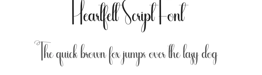 Heartfelt Script Font by andikastudio — Script Handwritten Font