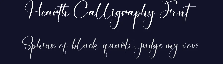 Hearth Calligraphy Font by creativeletter — Script Handwritten Font — thumbnail 2