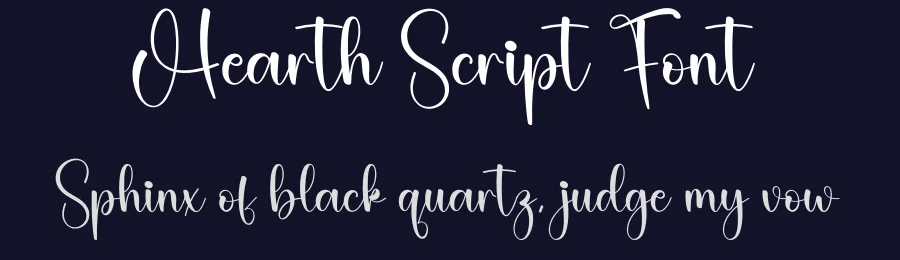 Hearth Script Font by creativeletter — Script Handwritten Font — thumbnail 2