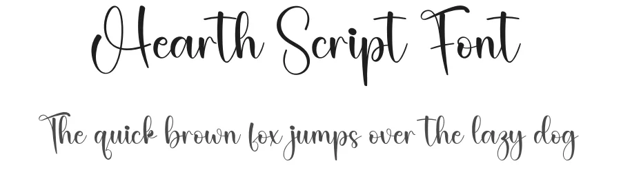 Hearth Script Font by creativeletter — Script Handwritten Font