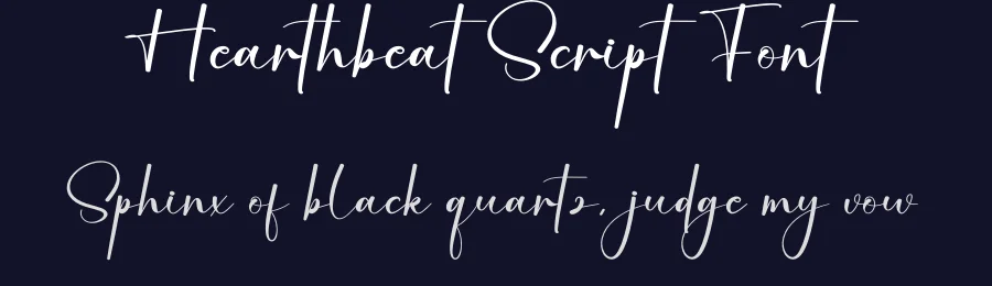 Hearthbeat Script Font by creativeletter — Script Handwritten Font — thumbnail 2